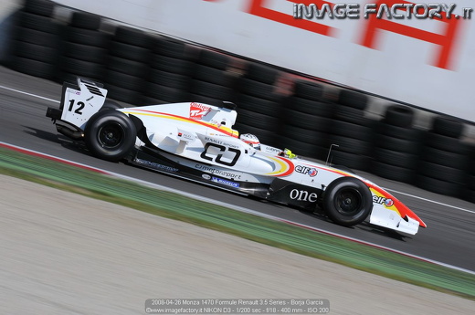 2008-04-26 Monza 1470 Formule Renault 3.5 Series - Borja Garcia